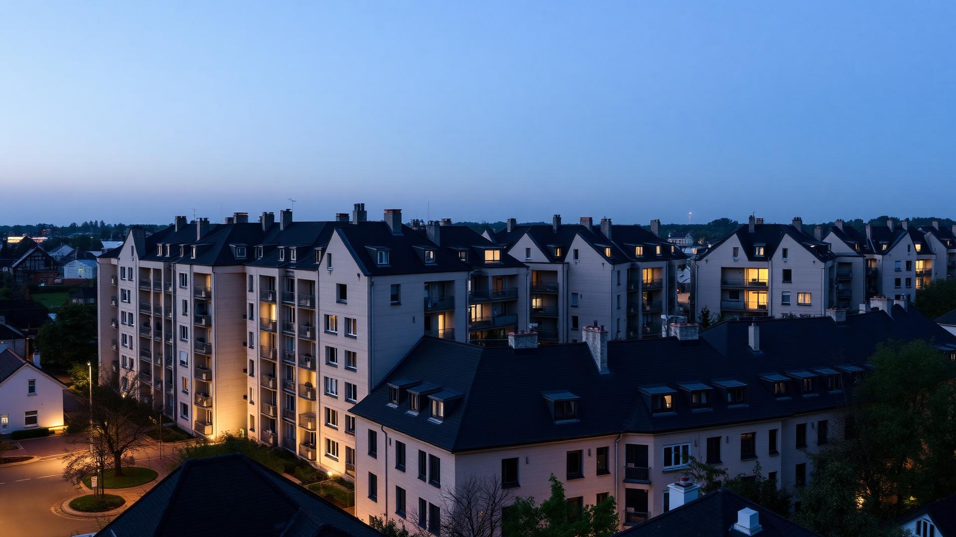 Banlieue dense, immeubles et copropriétés du sud-ouest parisien – secteur Corridor de la Bièvre (sud-ouest du 94) illustrant Cachan (94230)